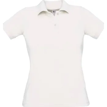 Dámské tričko B&C | Safran Pure /women white L Polo - dámské