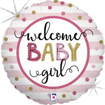 Grabo Balónek fóliový Welcome baby GIRL