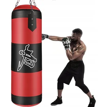 NAPLNĚNÝ BOXERSKÝ PYTEL PRO MUAY THAI A KICKBOX S OTOČNÝM KLOUBEM 360 STUPŇŮ