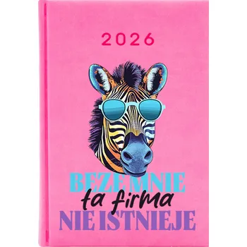 Kalendář Knižkový kalendář 2026 A5 FunnyCase růžový