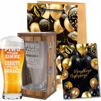 Sklenice Dárková sada pro chlapa k narozeninám 500 ml