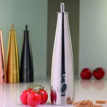 Nádoba na olej a ocet Nerezová nádoba (láhev) na olej a ocet s dávkovačem OLIPAC CHIC 0,5 l