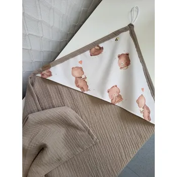 Mušelínová osuška Teddy