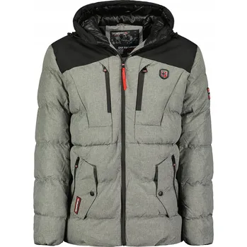 GEOGRAPHICAL NORWAY bunda pánská CASHBLEND MEN XXL šedá