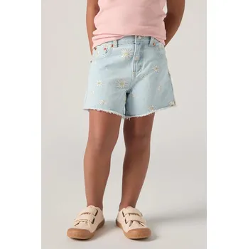 Chlapecké kraťasy Dětské riflové kraťasy Levi's DAISY DENIM A LINE SHORT 3EP480 modrá 50X, vel. 128
