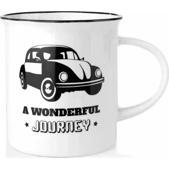 Affek Design MX9579 Šálek s uchem, a wonderful jorney bílá 325ml