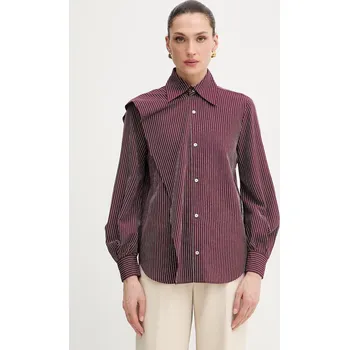 Dámská košile Košile MAX&Co. MCOTECA 2616111012200 burgundské 93X, vel. 34