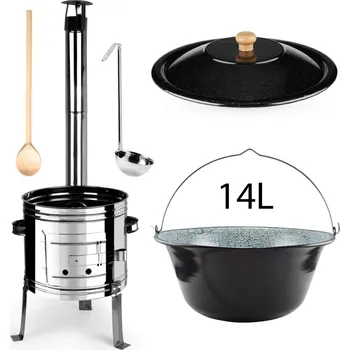 kotlíky Perfect Home Set-34 Kotlíková souprava 14 L, 5 ks