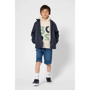 Chlapecká mikina Dětská mikina BOSS J52972.162.174 béžová 80X, vel. 162