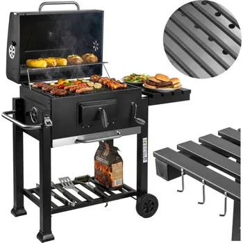 Zahradní gril Zahradní gril VULCAN černý