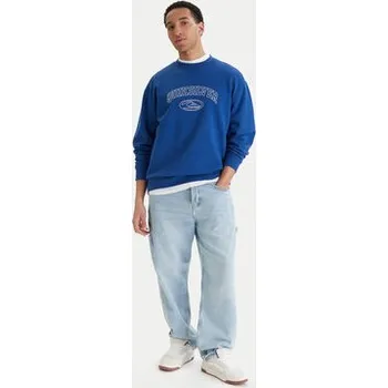 Pánská mikina Quiksilver Mikina New Iconic EQYFT05206 Modrá Oversize XXL