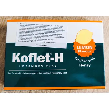 Zdraví Himalaya Koflet-H Lemon 12 pastilek