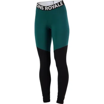 Merino legíny Mons Royale Cascade Flex 200 WMNS evergreen Černá S