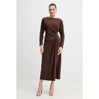 Dámské oblečení Šaty Pedro del Hierro 6193138 hnědá 88X, vel. M