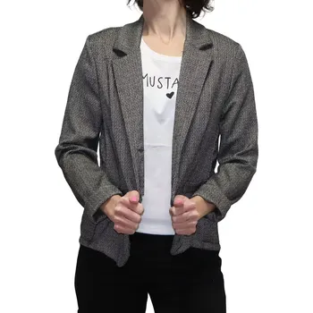 Dámské sako Dámské sako LaVita G06E černošedá velikost XL