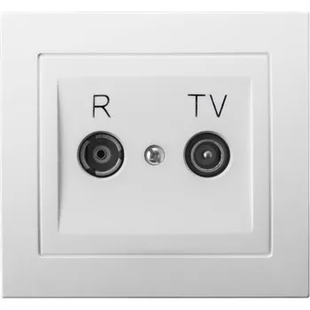 Elektrická zásuvka Ospel GPA-10WP/00 elektrická zásuvka Bílá (bílá)