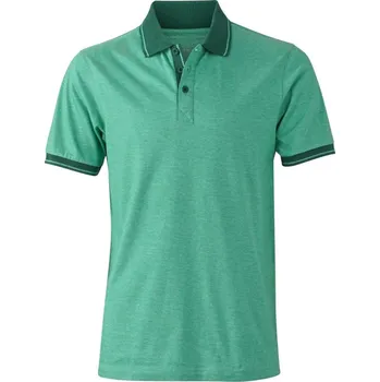 Daiber | JN 706 green melange/dark green XL Polo
