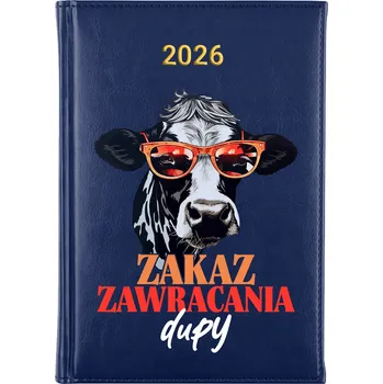 Kalendář Knižkový kalendář 2026 A5 FunnyCase modrý