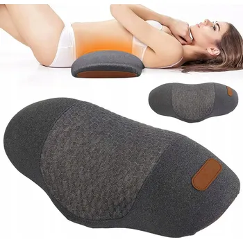 Polštář ORTOPEDICKÝ POLŠTÁŘ BEDERNÍ PAMĚŤOVÁ PĚNA ERGONOMICKÝ ZLEPŠUJE DRŽENÍ TĚLA