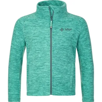 Chlapecká mikina Dětská fleecová mikina Kilpi Alacant-J tyrkysová 152