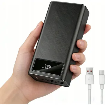 Powerbanka POWERBANKA 50000MAH 4XUSB USB-C SILNÁ RYCHLÉ NABÍJENÍ S BATERKOU