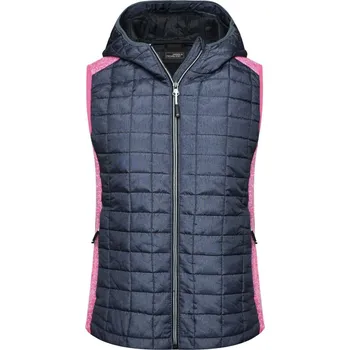 Pánská vesta Daiber | JN 767 XXL Vesta - dámská pink melange/anthracite melange