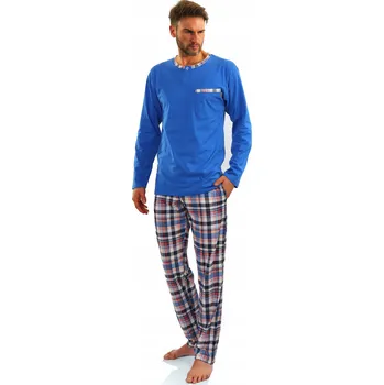 Pánské pyžamo Sesto Senso pánské pyžamo Jasiek s dlouhým rukávem, velikost L