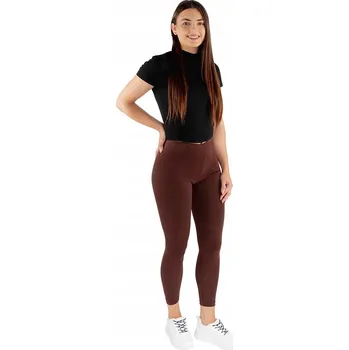 Dámské legíny Dámské zateplené legíny hnědé Golden Queen, vel. S