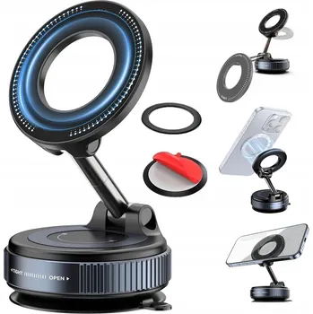 Magnetický držák telefonu do auta na sklo / palubní desku