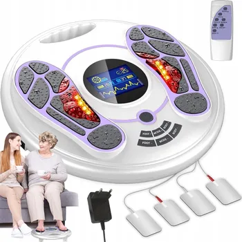 Masážní přístroj MASÁŽNÍ PŘÍSTROJ NA NOHY SHIATSU ELEKTRICKÝ EMS TENS 25 PROGRAMŮ ZMÍRŇUJE KŘEČE