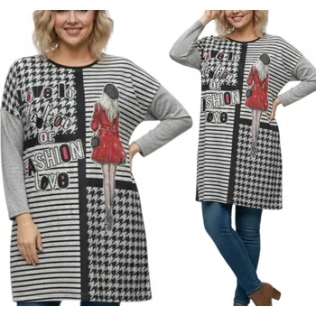 Dámská tunika Genesy tunika T003 klasická kulatý velikost 52