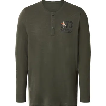 Pánské tričko esmara Men Pánské triko s dlouhými rukávy (zelená, XL (56/58))