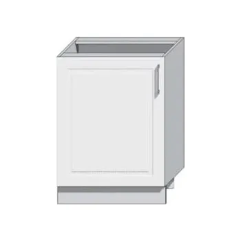 Kuchyňská skříňka Kuchyňská skříňka dolní OREIRO D60 Barva: popel/bílá lesk, Rozměr: 60x82x44
