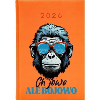 Kalendář Knižkový kalendář 2026 A5 FunnyCase oranžový