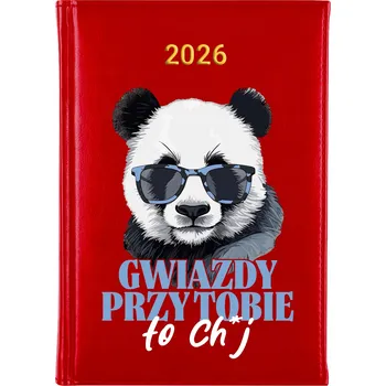 Kalendář Knižní kalendář 2026 A5 FunnyCase červený