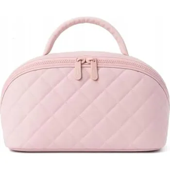 Kosmetická taška VELKÁ PROSTORNÁ KOSMETICKÁ TAŠTIČKA S ROZEVÍRÁNÍM 180°, RŮŽOVÁ