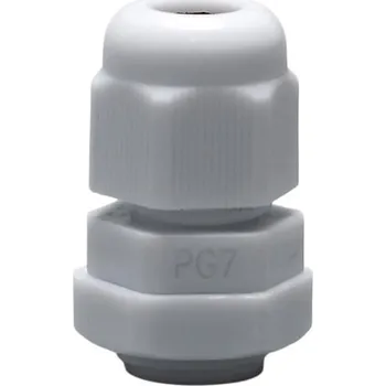 Elektronická stavebnice LaskaKit_cz Kabelová vodotěsná průchodka, šedá PG7