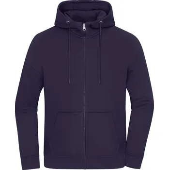 Dámská mikina Daiber | 8043 deep purple 3XL Mikina s kapucí (oversize)