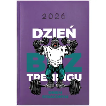 Kalendář Knižní kalendář 2026 A5 FunnyCase fialový