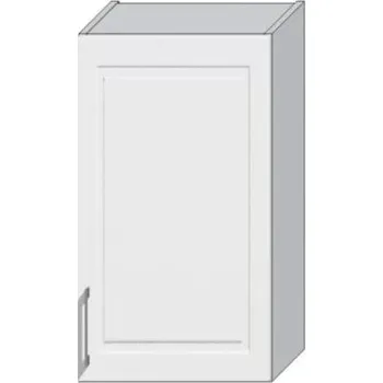 Kuchyňská skříňka Kuchyňská skříňka horní svislá OREIRO W40 Barva: popel/bílá lesk, Rozměr: 40x72x28