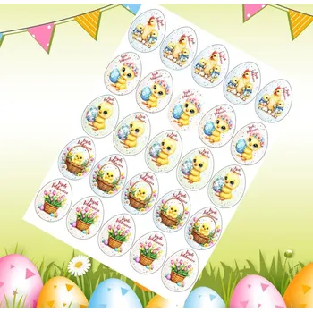 Jedlá dekorace na dort Cukrárna VeHa – Velikonoční vajíčka (5 cm)