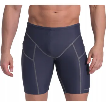 Pánské plavky Sesto Senso Pánské plavkové boxerky dlouhé Shark grafit L