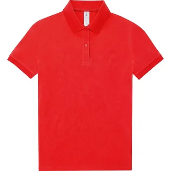 Dámské tričko B&C | My Polo 180 /women red XXL Polo - dámské