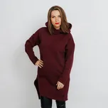 Bordó mikina s rozparkem Velikost: S/M