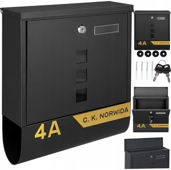 Poštovní schránka POŠTOVNÍ SCHRÁNKA NA DOPISY + ZLATÝ VZOR