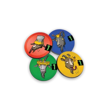 Příslušenství k deskovým hrám Mood Publishing Goat Simulator - Wooden Tokens