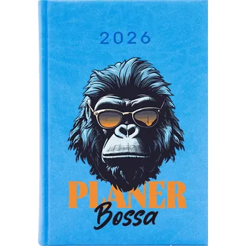 Kalendář Knižkový kalendář 2026 A5 FunnyCase modrý