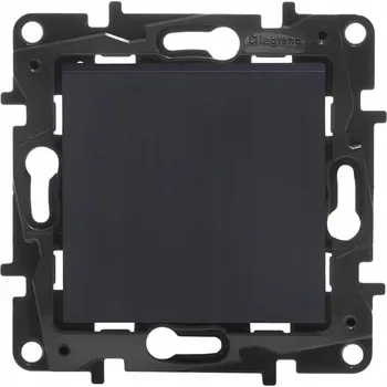 vypínač NILOE Step ČERNÝ schodišťový vypínač 10AX SKUPINA B LEGRAND