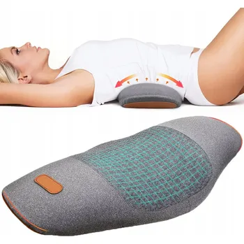 Polštář ORTOPEDICKÝ POLŠTÁŘ BEDERNÍ PRO SPANÍ DO AUTA NA SEDADLO PAMĚŤOVÁ PĚNA