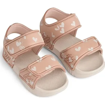 Dívčí obuv Dětské sandály Liewood Blumer Printed Sandals LW17656.G.PPY2 oranžová 24X, EUR 25